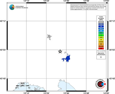 Mappa EMS - territori località