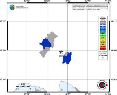 Mappa EMS - territori comuni