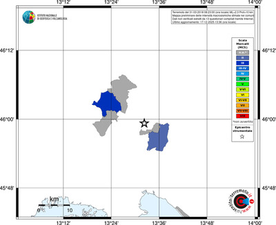 Mappa MCS - territori comuni