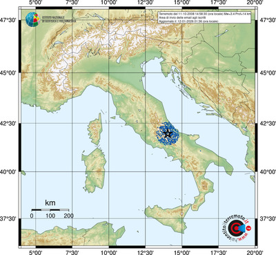 Area di invio delle email agli iscritti