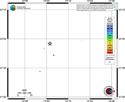 Mappa MCS - territori località
