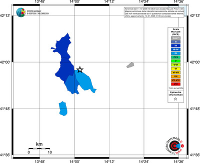 Mappa MCS - territori comuni