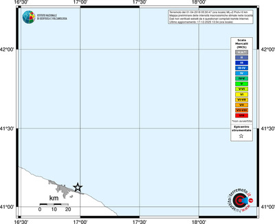 Mappa MCS - territori località