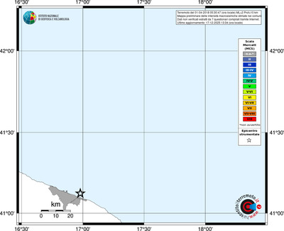 Mappa MCS - territori comuni