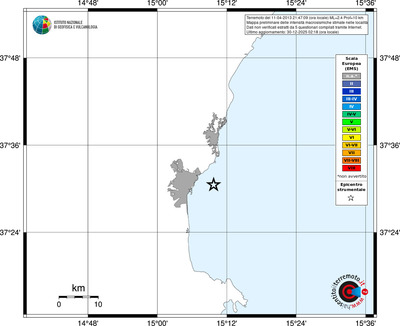 Mappa EMS - territori località