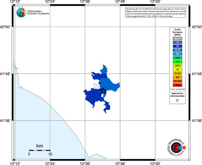 Mappa EMS - territori comuni