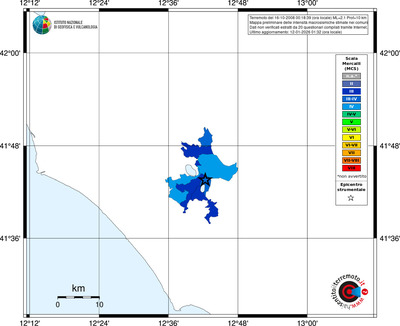 Mappa MCS - territori comuni
