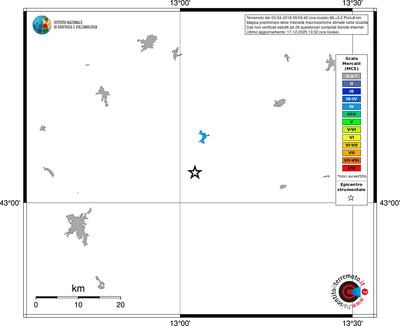 Mappa MCS - territori località