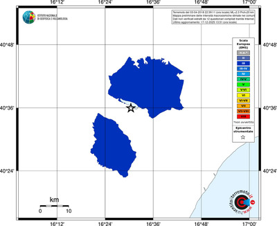 Mappa EMS - territori comuni