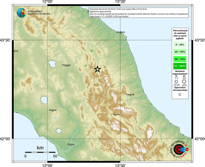 Mappa comuni con almeno 3 questionari