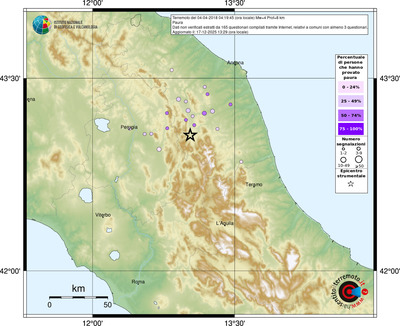 Mappa comuni con almeno 3 questionari