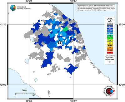 Mappa EMS - territori comuni