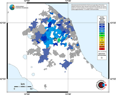 Mappa MCS - territori comuni