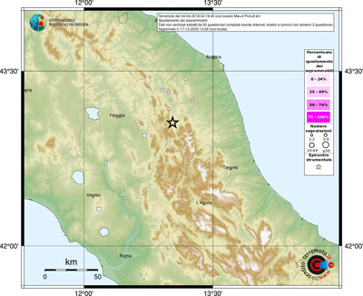 Mappa comuni con almeno 3 questionari