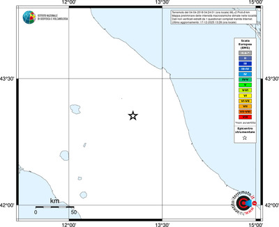 Mappa EMS - territori località