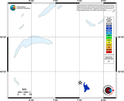 Mappa EMS - territori comuni