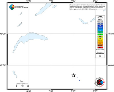 Mappa MCS - territori località