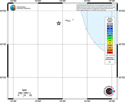 Mappa EMS - territori località