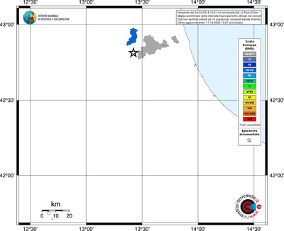 Mappa EMS - territori comuni