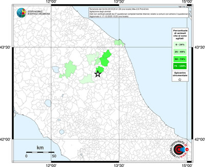 Mappa territorio comunale con almeno 3 questionari