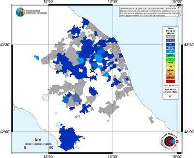 Mappa EMS - territori comuni