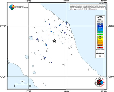 Mappa MCS - territori località