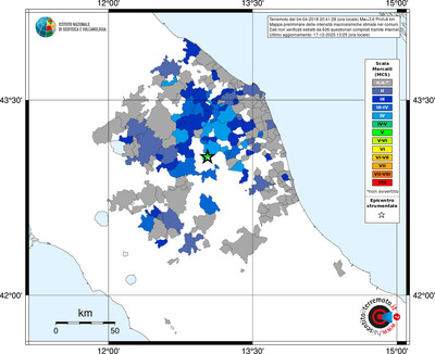 Mappa MCS - territori comuni