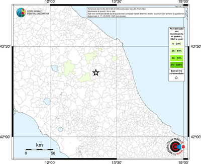 Mappa territorio comunale con almeno 3 questionari