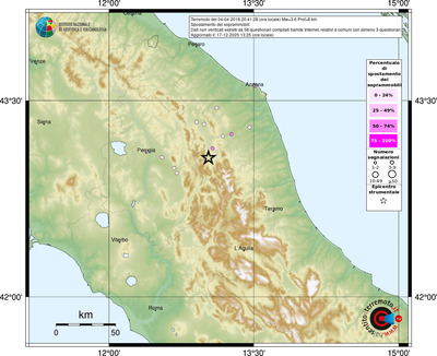 Mappa comuni con almeno 3 questionari