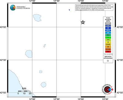 Mappa EMS - territori località