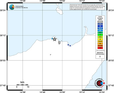 Mappa EMS - territori località