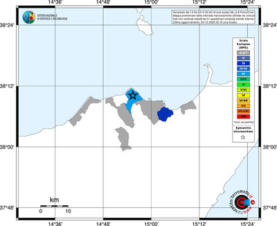 Mappa EMS - territori comuni