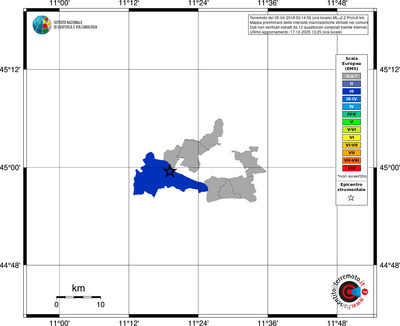 Mappa EMS - territori comuni