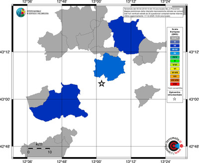 Mappa EMS - territori comuni