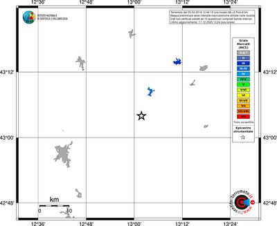 Mappa MCS - territori località