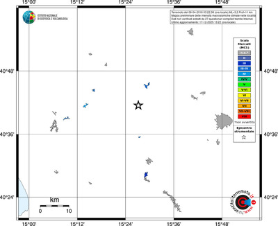 Mappa MCS - territori località