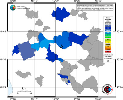 Mappa MCS - territori comuni