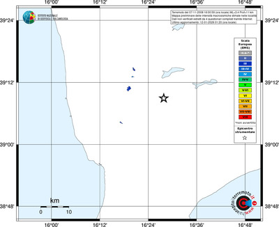 Mappa EMS - territori località