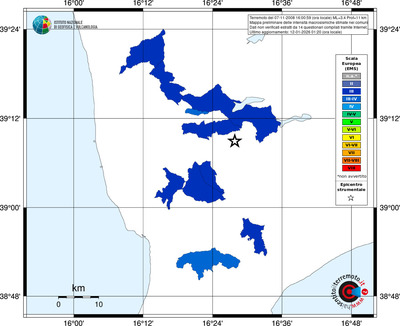 Mappa EMS - territori comuni
