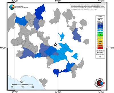 Mappa MCS - territori comuni