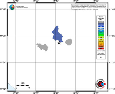 Mappa MCS - territori comuni