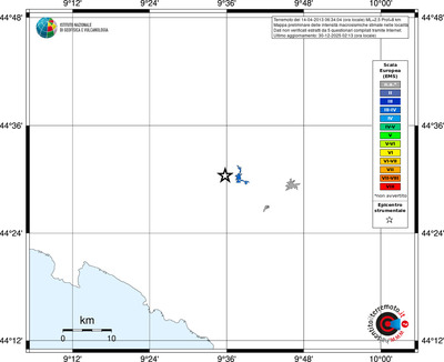 Mappa EMS - territori località
