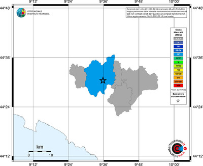 Mappa MCS - territori comuni