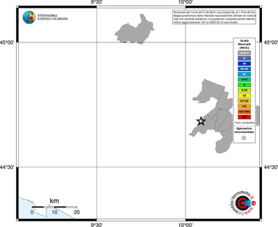 Mappa MCS - territori comuni