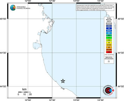 Mappa MCS - territori località
