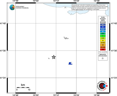 Mappa EMS - territori località