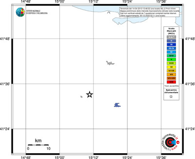 Mappa MCS - territori località