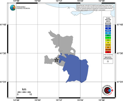 Mappa MCS - territori comuni