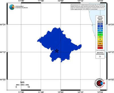 Mappa MCS - territori comuni