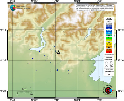 Mappa EMS - località